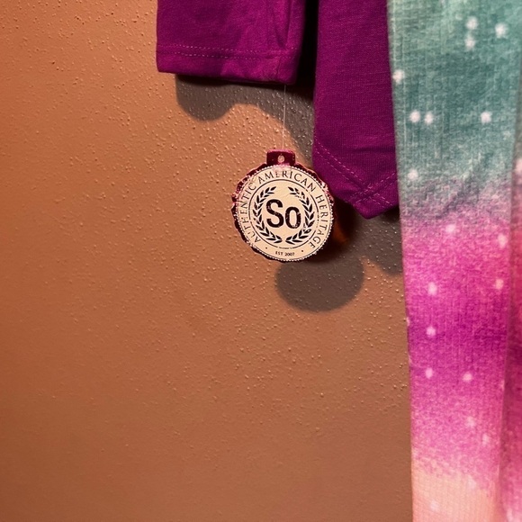 SO Brand Girls Christmas Pajamas, Size Large/12 New With Tags. - Picture 4 of 4